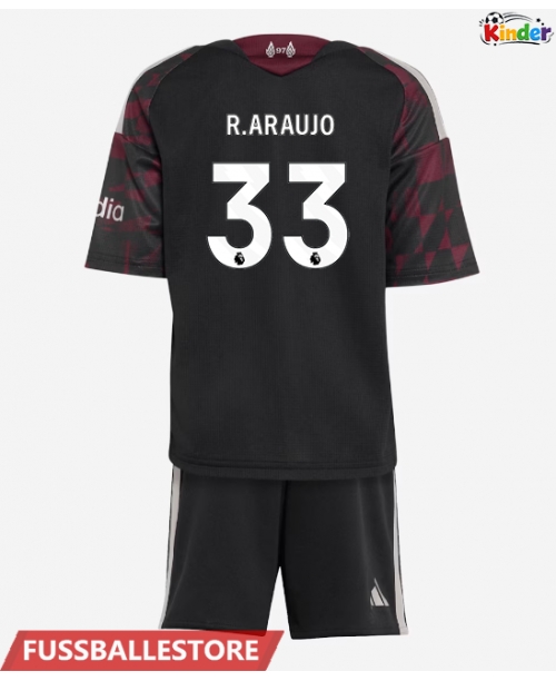 Günstige Liverpool Ronald Araujo #33 3rd trikot Kinder 2026-27 Kurzarm (+ Kurze Hosen)